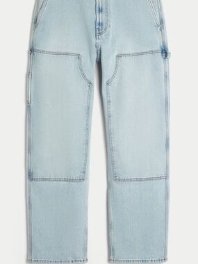 Hollister Light Blue Straight Carpenter Jeans